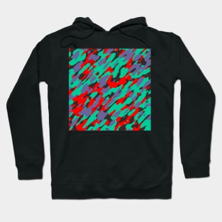 Red Olive Camouflage Hoodie